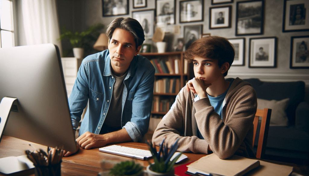 Vad gör jag om mitt barn blir kontaktad av någon&nbsp;okänd?